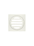 Square Floor Grate Shower Drain 80mm outlet - PVD Brushed Nickel - MP06-80-PVDBN