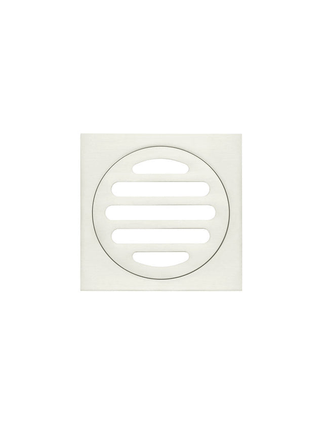 Square Floor Grate Shower Drain 80mm outlet - Default Title (SKU: MP06-80-PVDBN) by Meir