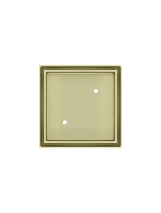 Shower Waste with Tile Insert - PVD Tiger Bronze (SKU: MP06N-T100-PVDBB) by Meir