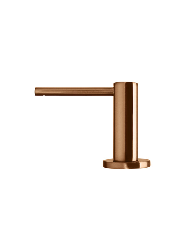 Round Soap Dispenser - PVD Lustre Bronze (SKU: MP09N-PVDBZ) by Meir