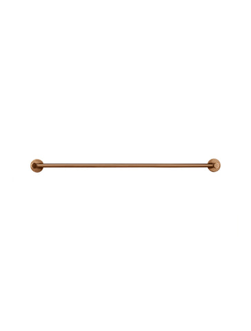 Round Double Towel Rail 600mm - Lustre Bronze