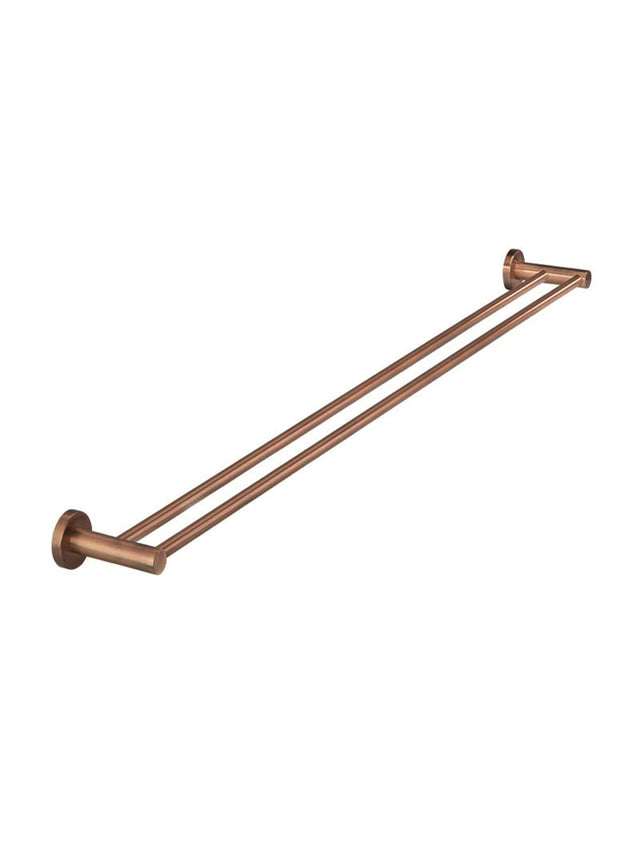 Round Double Towel Rail 900mm - Default Title (SKU: MR01-R90-PVDBZ) by Meir