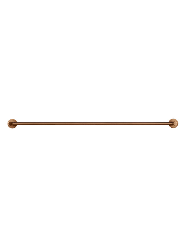 Round Double Towel Rail 900mm - PVD Lustre Bronze (SKU: MR01-R90-PVDBZ) by Meir