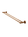 Round Double Towel Rail 900mm - Lustre Bronze - MR01-R90-PVDBZ