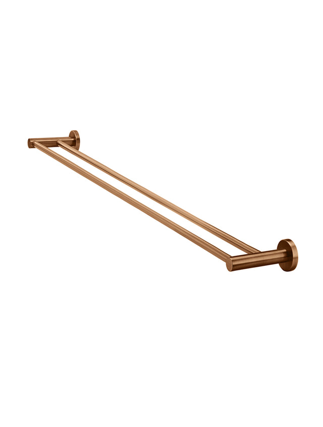 Round Double Towel Rail 900mm - Default Title (SKU: MR01-R90-PVDBZ) by Meir
