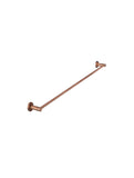 Round Single Towel Rail 600mm - Lustre Bronze - MR01-SR60-PVDBZ