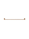 Round Single Towel Rail 600mm - Lustre Bronze - MR01-SR60-PVDBZ
