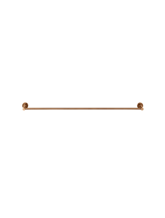 Round Single Towel Rail 600mm - Default Title (SKU: MR01-SR60-PVDBZ) by Meir
