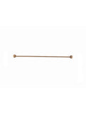 Round Single Towel Rail 600mm - Lustre Bronze - MR01-SR60-PVDBZ