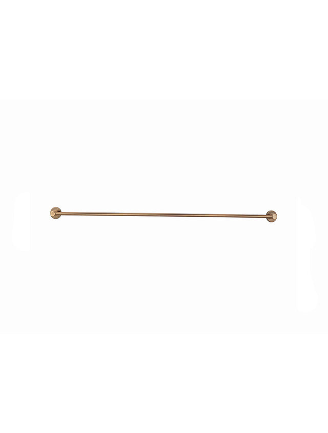 Round Single Towel Rail 600mm - Default Title (SKU: MR01-SR60-PVDBZ) by Meir