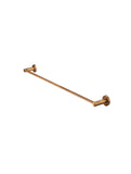 Round Single Towel Rail 600mm - Lustre Bronze - MR01-SR60-PVDBZ