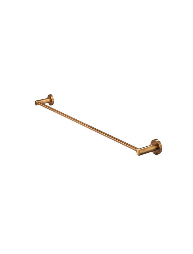 Round Single Towel Rail 600mm - Default Title (SKU: MR01-SR60-PVDBZ) by Meir