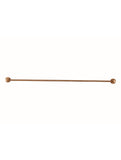 Round Single Towel Rail - Lustre Bronze - MR01-SR90-PVDBZ