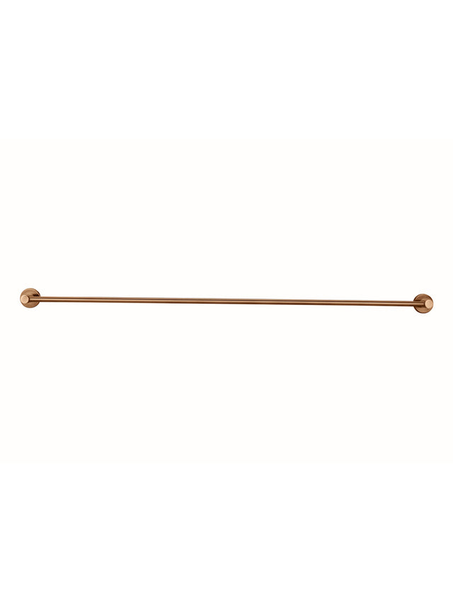 Round Single Towel Rail - Default Title (SKU: MR01-SR90-PVDBZ) by Meir