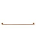 Round Single Towel Rail - Lustre Bronze - MR01-SR90-PVDBZ