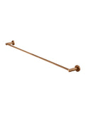 Round Single Towel Rail - Lustre Bronze - MR01-SR90-PVDBZ