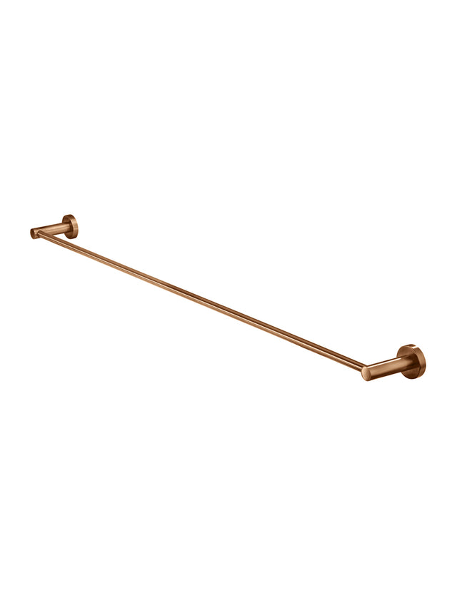 Round Single Towel Rail - Default Title (SKU: MR01-SR90-PVDBZ) by Meir