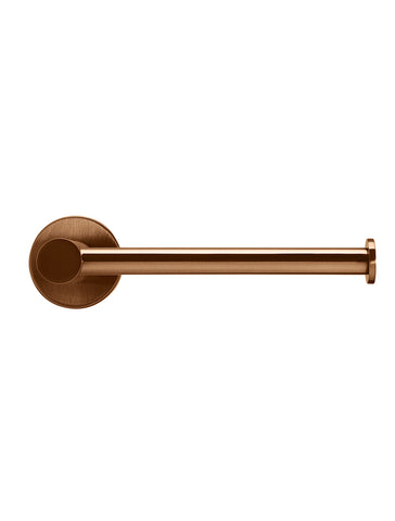 Round Toilet Roll Holder - Lustre Bronze