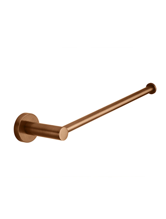 Round Guest Towel Rail - PVD Lustre Bronze (SKU: MR05-R-PVDBZ) by Meir