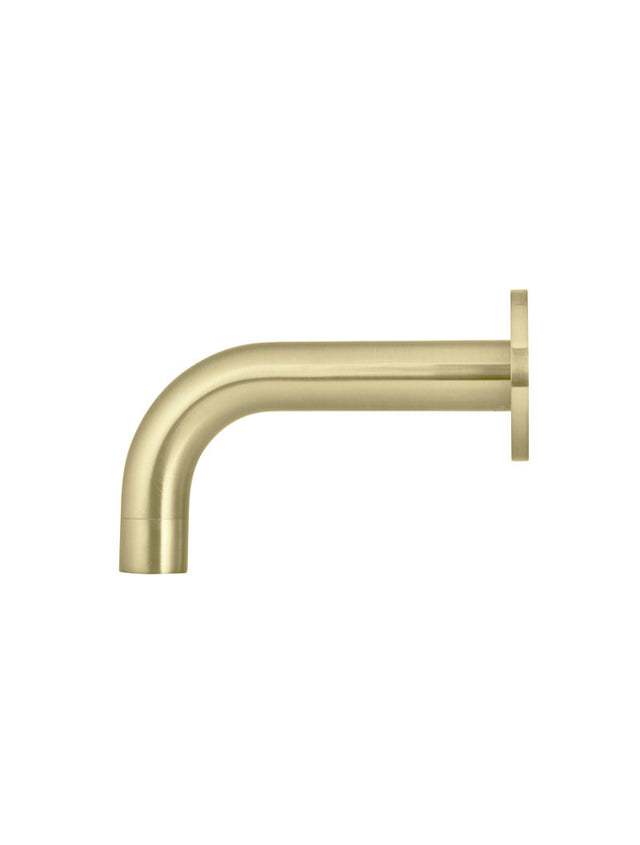 Universal Round Curved Spout 130mm - PVD Tiger Bronze (SKU: MS05-130-PVDBB) by Meir