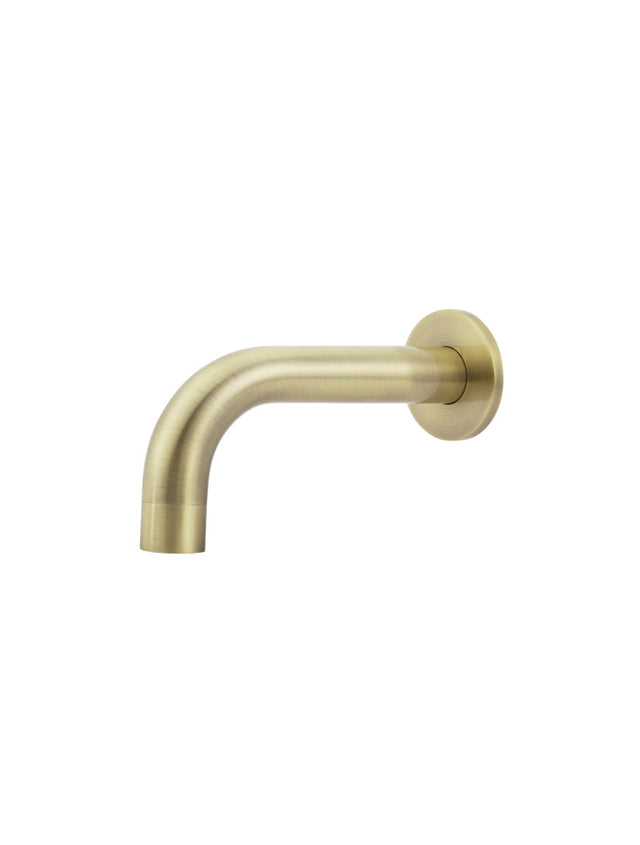 Universal Round Curved Spout 130mm - PVD Tiger Bronze (SKU: MS05-130-PVDBB) by Meir
