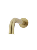 Universal Round Curved Spout 130mm - PVD Tiger Bronze - MS05-130-PVDBB