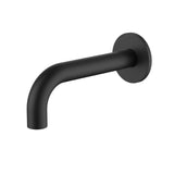 Universal Round Curved Spout 170mm - Matte Black - MS05-170