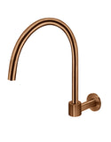 Round High-Rise Swivel Wall Spout - Lustre Bronze - MS07-PVDBZ