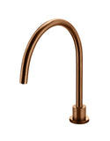 Round Gooseneck High-Rise Swivel Hob Spout - Lustre Bronze - MS08-PVDBZ