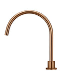 Round Gooseneck High-Rise Swivel Hob Spout - Lustre Bronze - MS08-PVDBZ