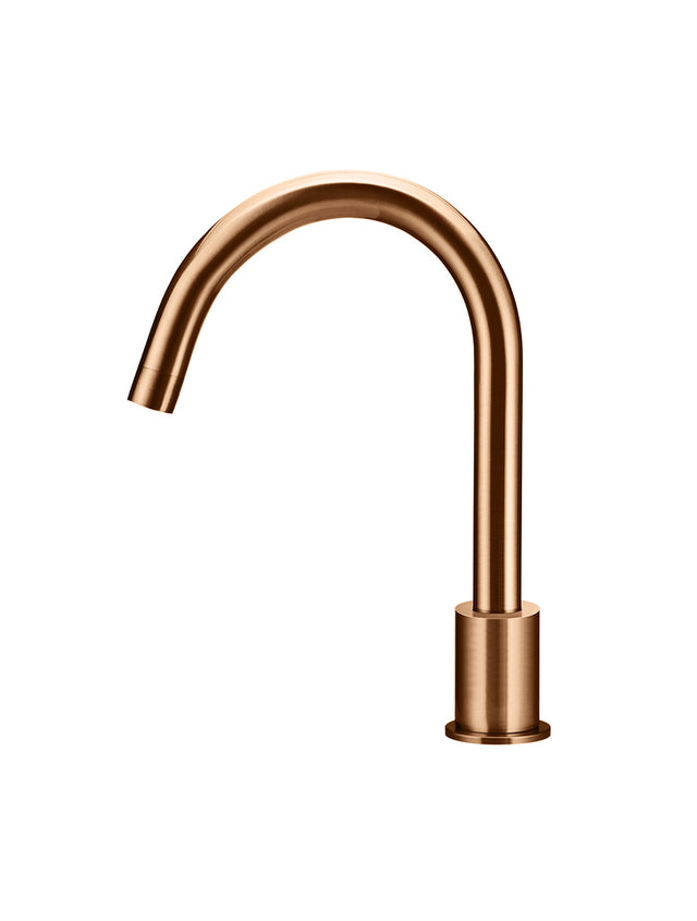 Round Hob Mounted Swivel Spout - PVD Lustre Bronze (SKU: MS11-PVDBZ) by Meir