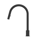 Kitchen hob spout with pull out nozzle - Matte Black - MS18