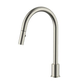 Kitchen hob spout with pull out nozzle - Polished Chrome - MS18-C
