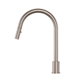 Kitchen hob spout with pull out nozzle - Champagne - MS18-CH