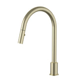 Kitchen hob spout with pull out nozzle - Tiger Bronze - MS18-PVDBB
