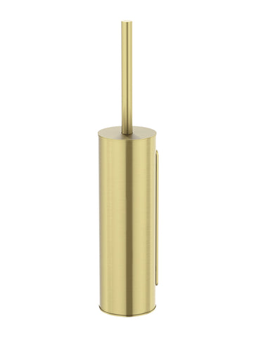 Round Toilet Brush & Holder - PVD Tiger Bronze