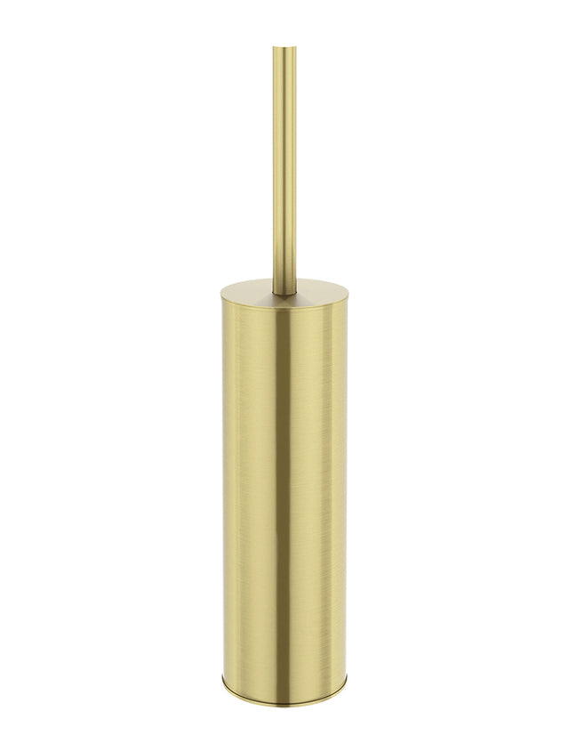 Round Toilet Brush & Holder - PVD Tiger Bronze (SKU: MTO02N-R-PVDBB) by Meir