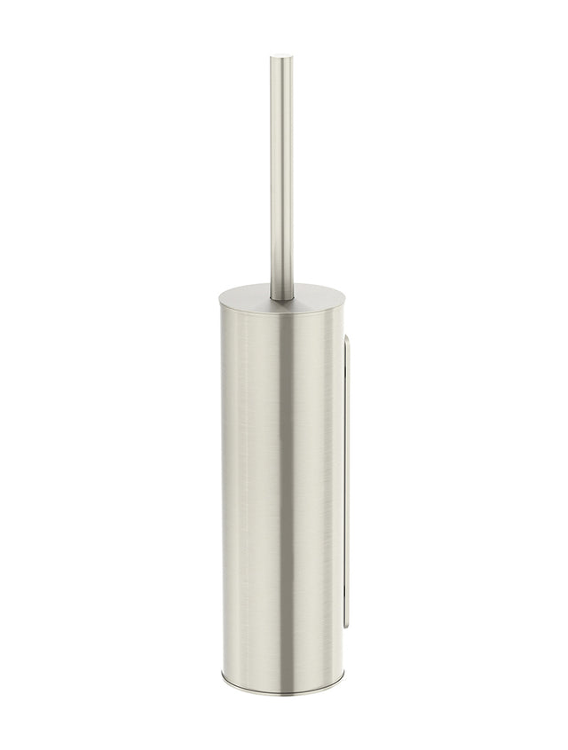 Round Toilet Brush & Holder - PVD Brushed Nickel (SKU: MTO02N-R-PVDBN) by Meir