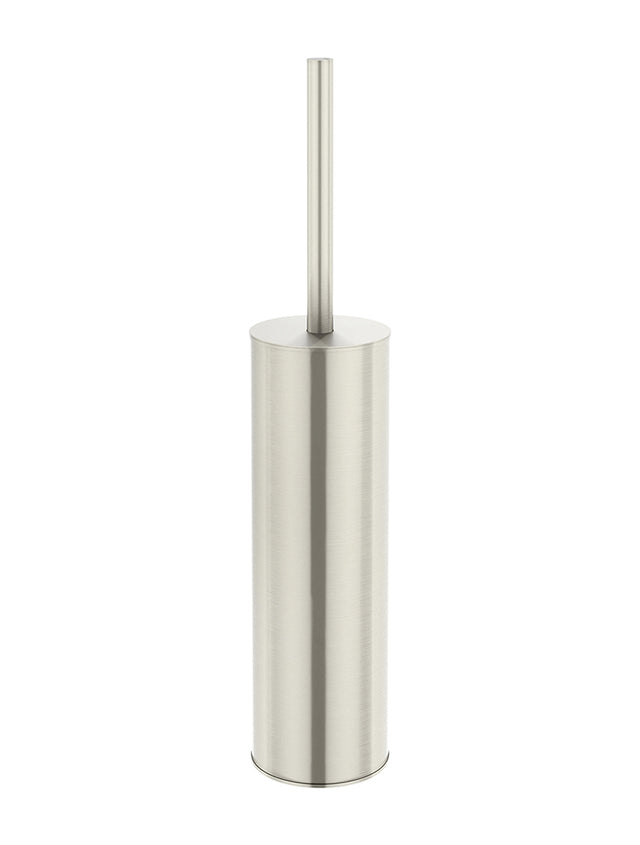 Round Toilet Brush & Holder - PVD Brushed Nickel (SKU: MTO02N-R-PVDBN) by Meir
