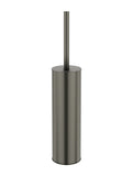 Round Toilet Brush & Holder - Shadow Gunmetal - MTO02N-R-PVDGM