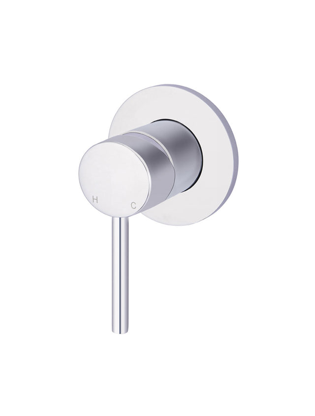 Round Wall Mixer Trim Kit (In-wall Body Not Included) - Polished Chrome (SKU: MW03-FIN-C) by Meir