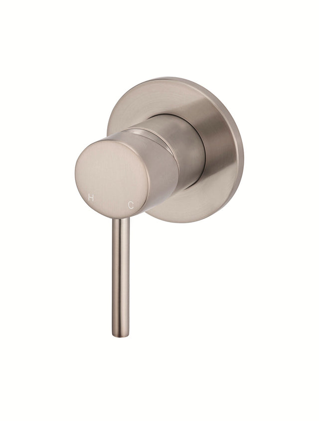 Round Wall Mixer Trim Kit (In-wall Body Not Included) - Champagne (SKU: MW03-FIN-CH) by Meir