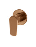Round Wall Mixer Paddle Handle Trim Kit (In-wall Body Not Included) - Lustre Bronze - MW03PD-FIN-PVDBZ