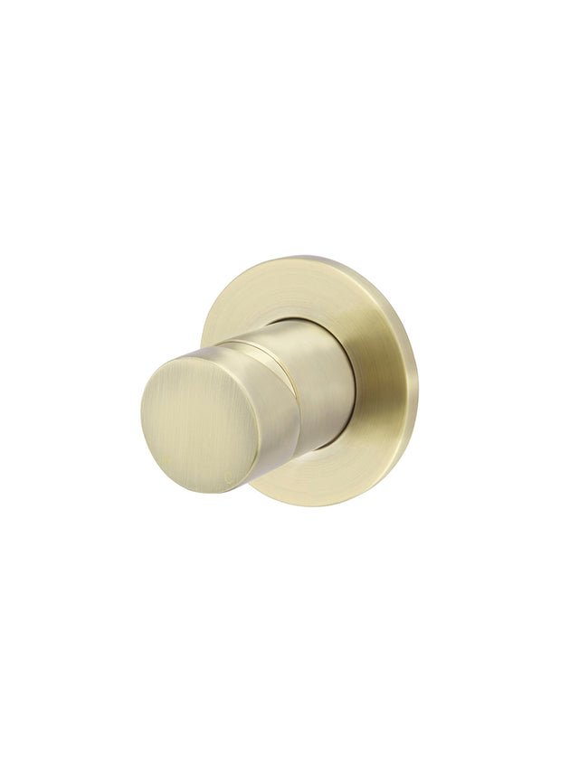 Round Wall Mixer Pinless Handle Trim Kit (In-wall Body Not Included) - PVD Tiger Bronze (SKU: MW03PN-FIN-PVDBB) by Meir