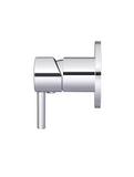 Round Wall Mixer Short Pin–lever Trim Kit (In-wall Body Not Included) - Polished Chrome - MW03S-FIN-C