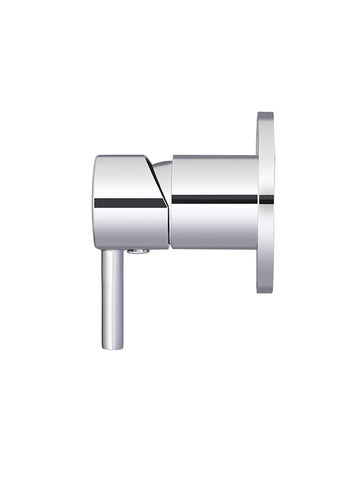 Round Wall Mixer Short Pin–lever Trim Kit (In-wall Body Not Included) - Polished Chrome