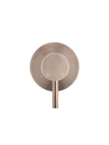 Round Wall Mixer Short Pin–lever Trim Kit (In-wall Body Not Included) - Champagne - MW03S-FIN-CH