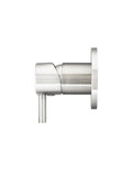 Round Wall Mixer Short Pin lever Trim Kit (In-wall Body Not Included) - PVD Brushed Nickel - MW03S-FIN-PVDBN