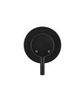 Round Wall Mixer Short Pin lever Trim Kit (In-wall Body Not Included) - Matte Black - MW03S-FIN