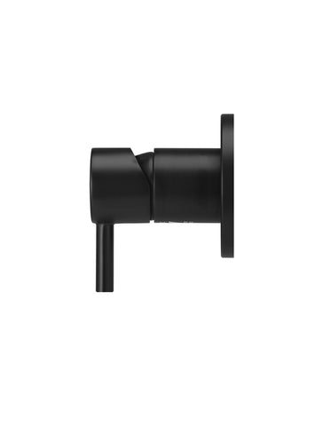Round Wall Mixer Short Pin–lever Trim Kit (In-wall Body Not Included) - Matte Black